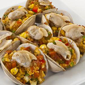 Sweet Corn and Chorizo Sausage Stuffed Florida Clams